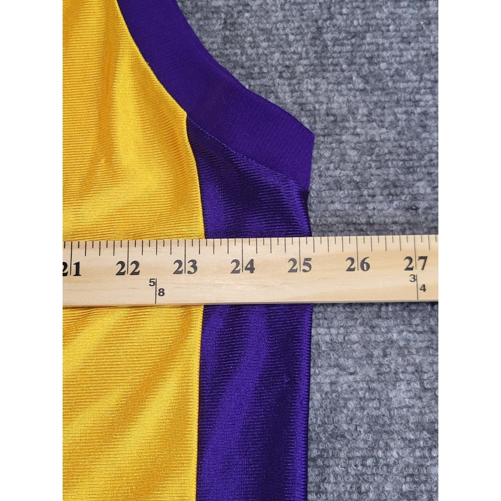 NBA Kobe Bryant #24 LA Lakers Jersey Gold Purple Men's XL 2-Sided Basketball - Picture 11 of 12